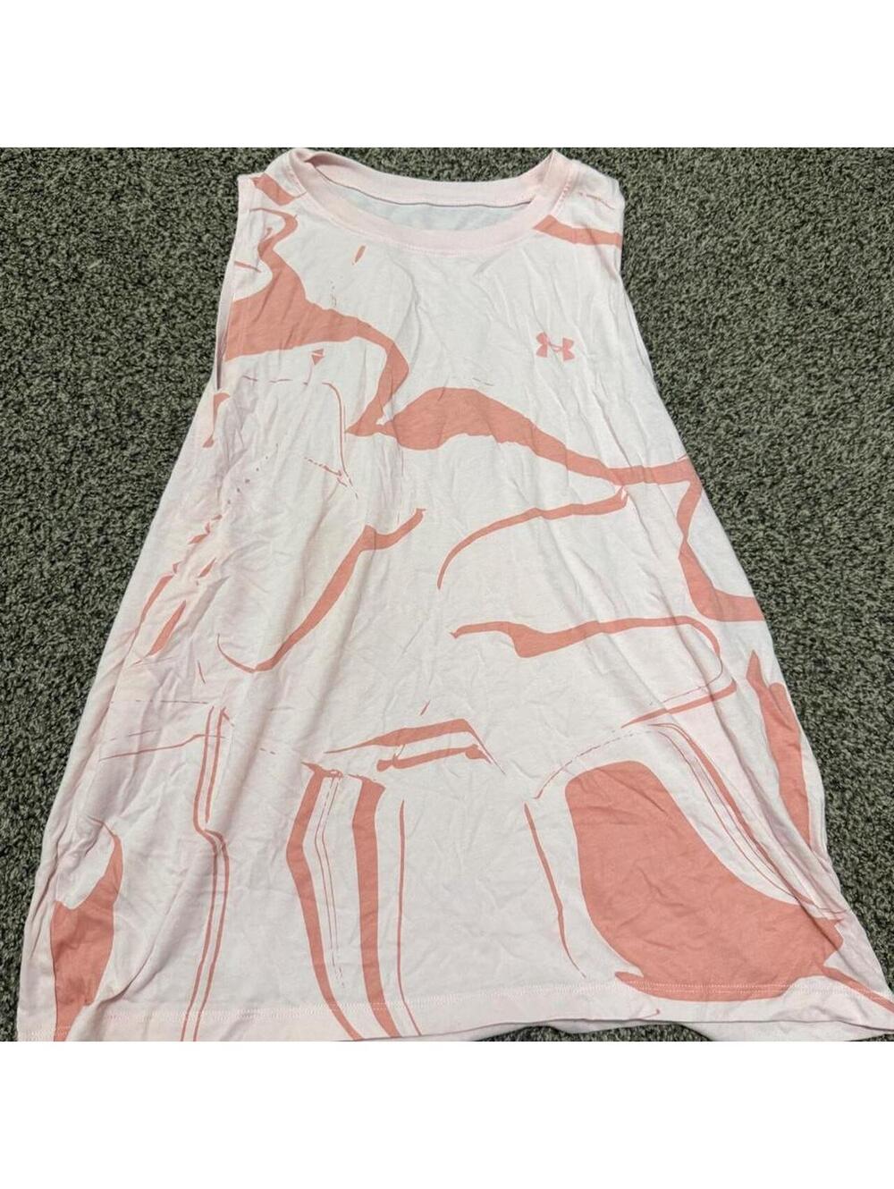 Under Armour Women's Pink Vests-tanks-cami